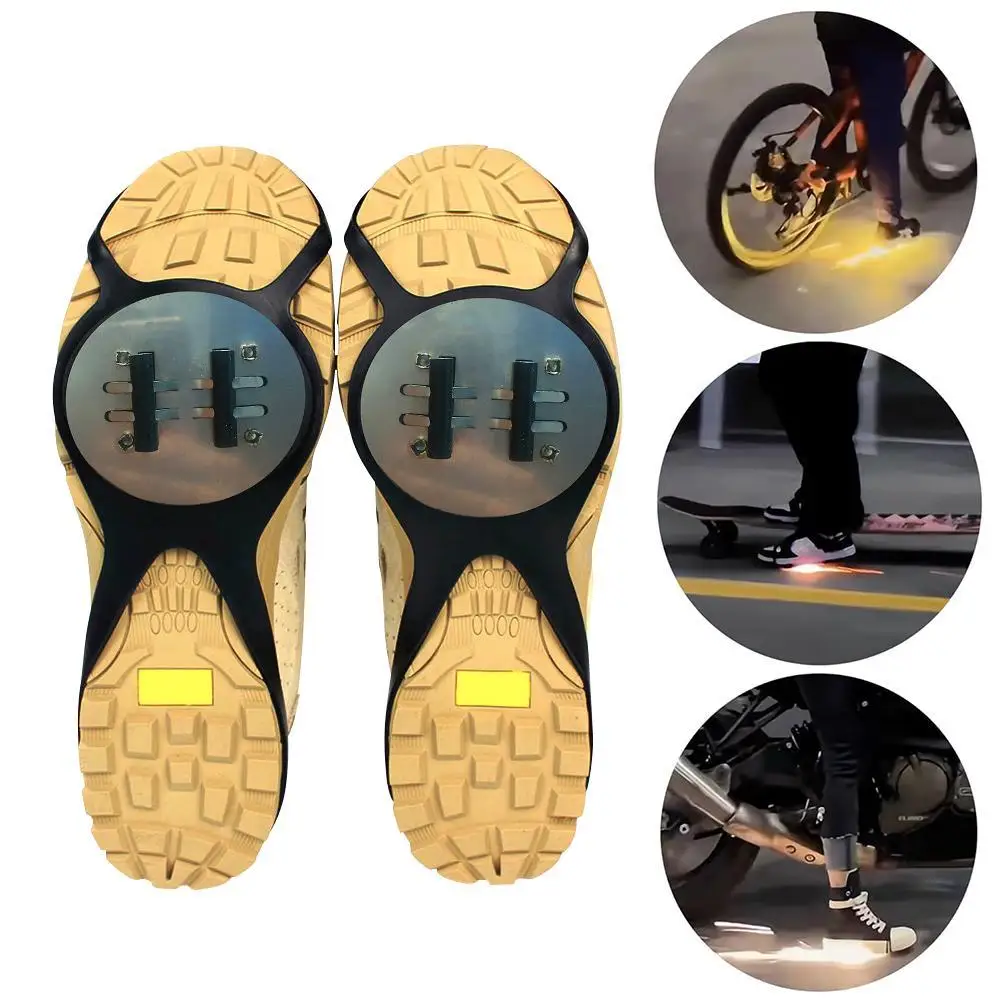 Bicycle Motorcycle Sole Special Effect Flame Device Outdoor Spark Cycling Spark Skateboard Friction Riding Tool Accessorie