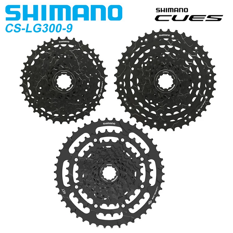 SHIMANO CUES CS-LG300-9 Kassette - 9-fach 11-41T Für Fahrrad
