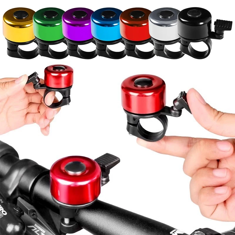 1/5pcs Mini Bicycle Bells MTB Road Bike Safety Warning Alarm Cycling Accessories Safety Cycling Sound Alarm Handlerbar Horn Ring