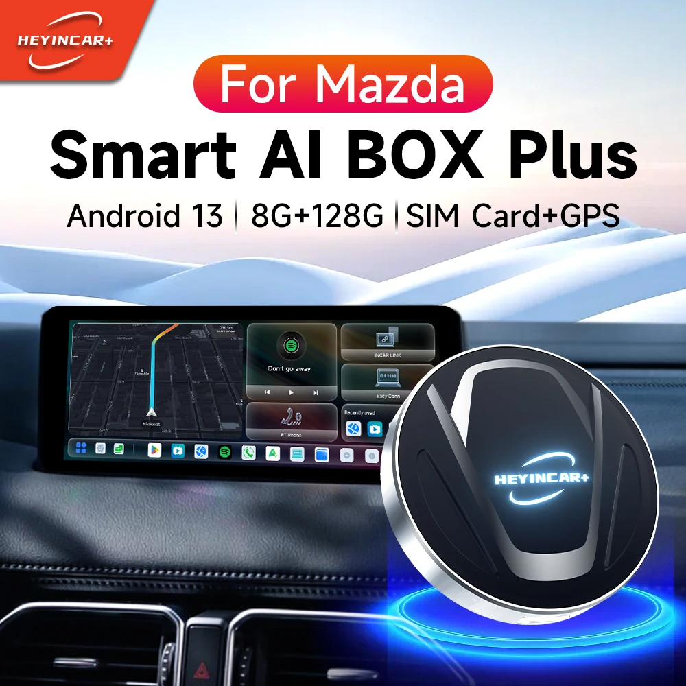 

2024 New HEYINCAR CarPlay Smart Ai tv Box Android 13 8GB+128GB For Mazda CX-5 CX-3 CX-30 CX-50 CX-90 Mazda3 Sedan Hatchback