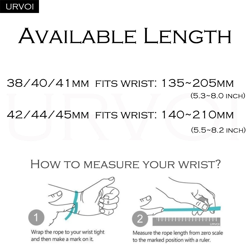 URVOI Black Woven Polyester Alpine Loop Strap with G-Hook Closure