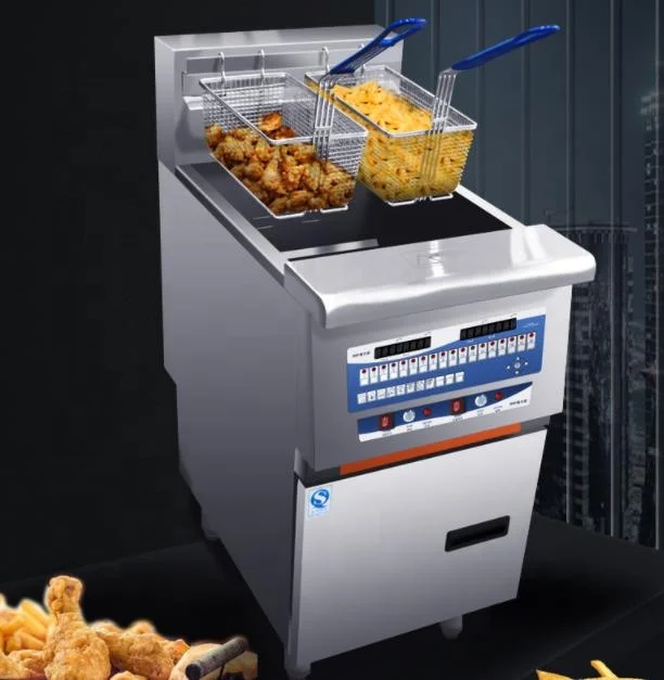 

KFC Fast Food Restaurant Kitchen Fried Chicken Fryer 3 Baskets