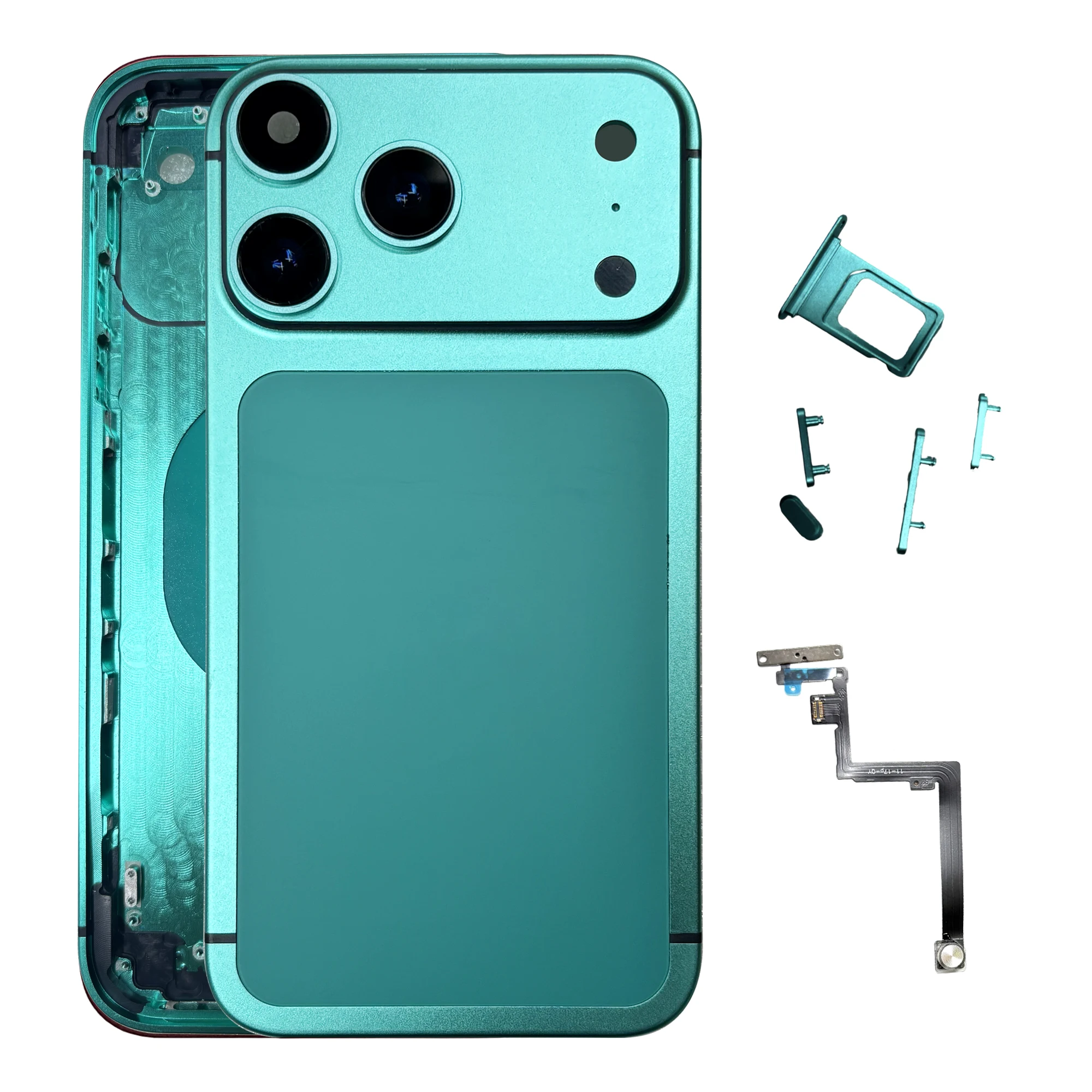 Housing for iPhone 11 to 17 Pro Conversion, Back Cover Replacement