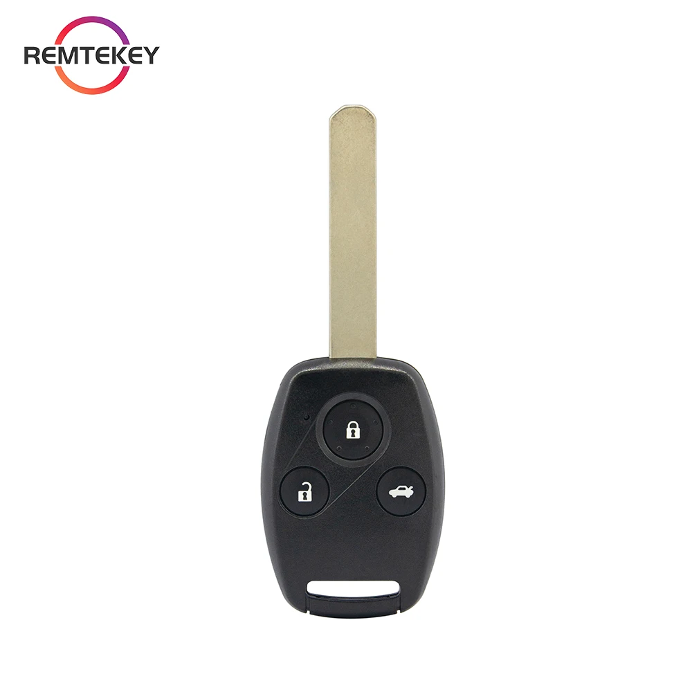 REMTEKEY Remote Car Key HLIK-1T/ HLIK-2T/Valeo S2082-A 2-AT/5WK49309/OUCG8D-380H-A 3Button ID46 Chip for Honda Accord Civic CRV