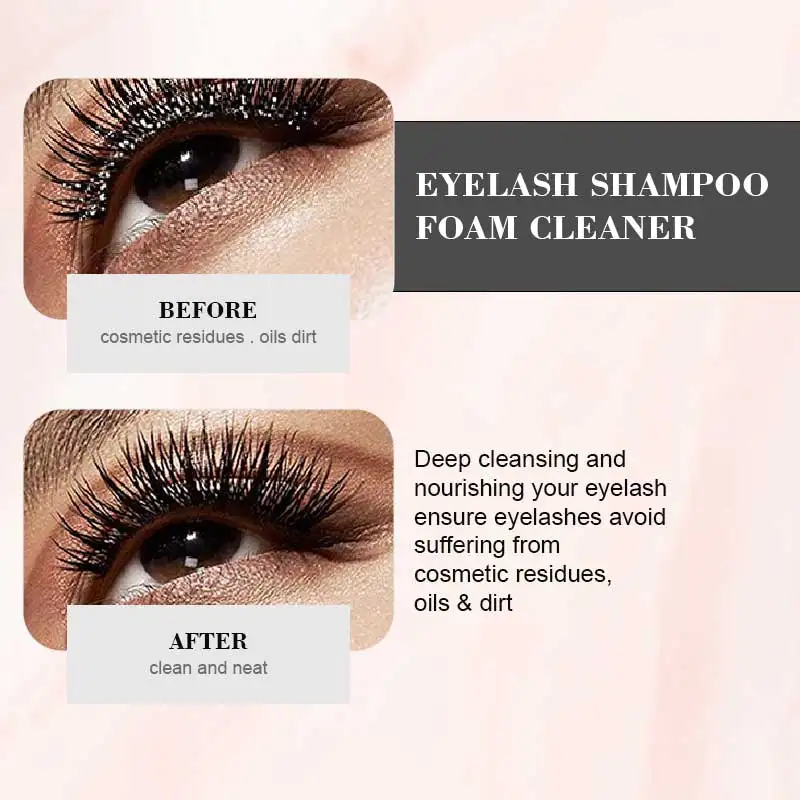 Lash Super Concentrate Mousse Eyelash Shampoo Gentle Cleansing Grafting Foam Extension Makeup Tools Supplies Shampoo Brush Set