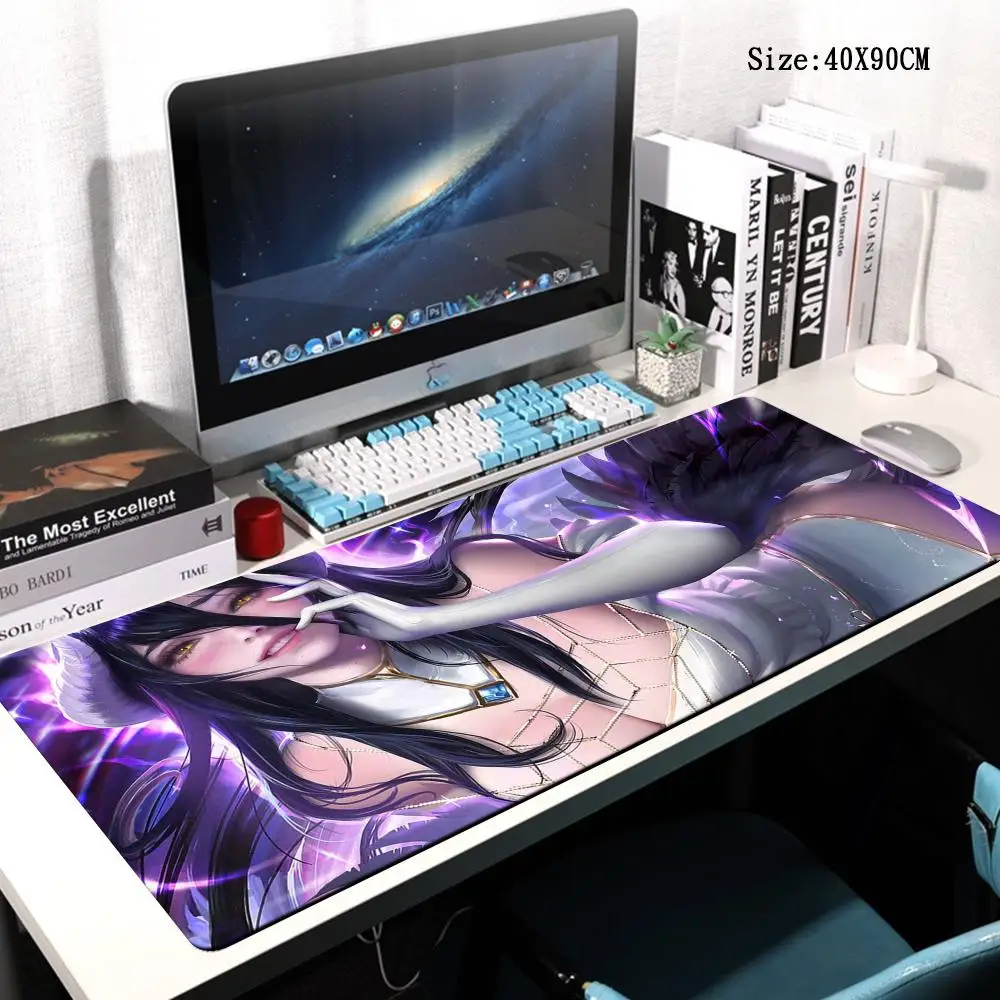 thumbnail image 1 of Albedo alfombrilla de ratón grande Anime Overlord Pc Gamer gabinete teclado Mausepad accesorios de Juegos de ordenador alfombra de mesa alfombrilla de escritorio alfombrilla para ratón, 1 of 5