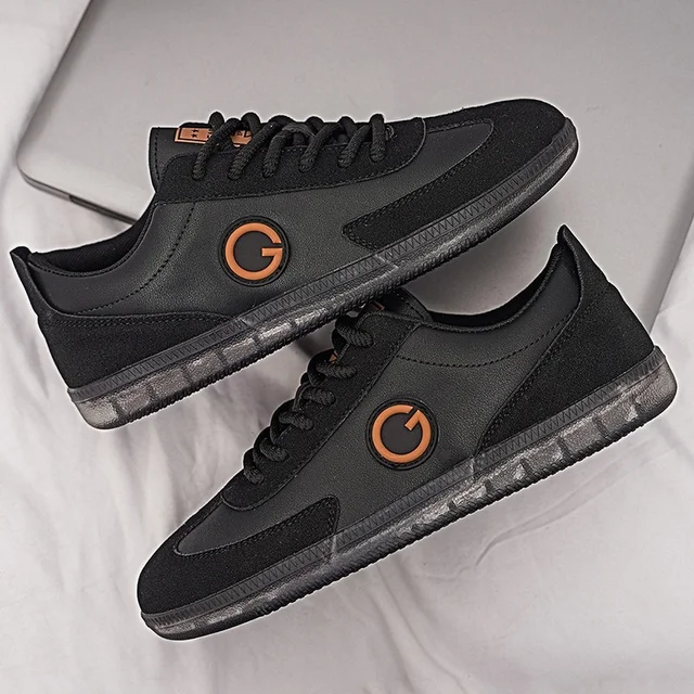 Men's Casual and Comfortable Low-Top Sneakers - Round Toe, Lace-Up Design, Comfortable for All Seasons, Casual Walking Shoes | Casual Style Sneakers | Lace-Up Structure