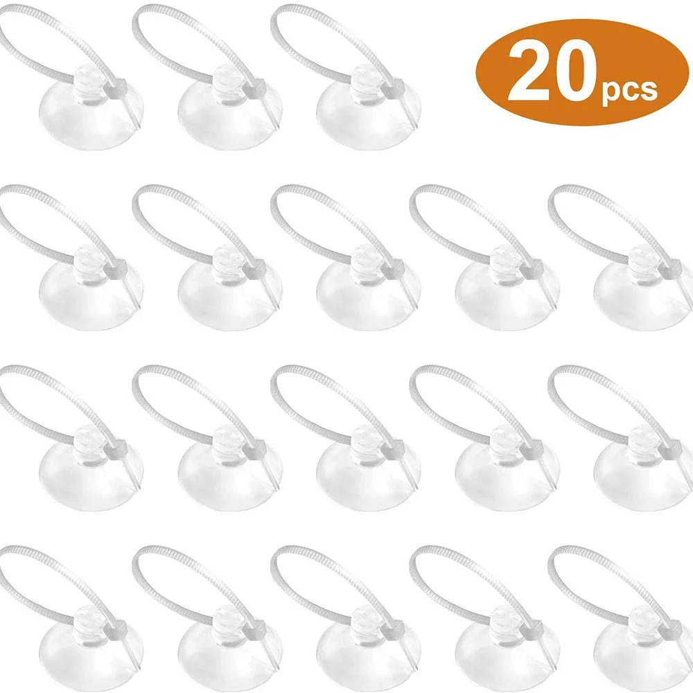 Rubber Suction Cup Holders Aquarium Suction Cup Aquarium Clip Holders Aquarium Clip Holder 30pack Fish Tank Suction Cups Clip Suction Hooks Adjustable Cable Ties for Plants Binding Moss Shrimp Nest