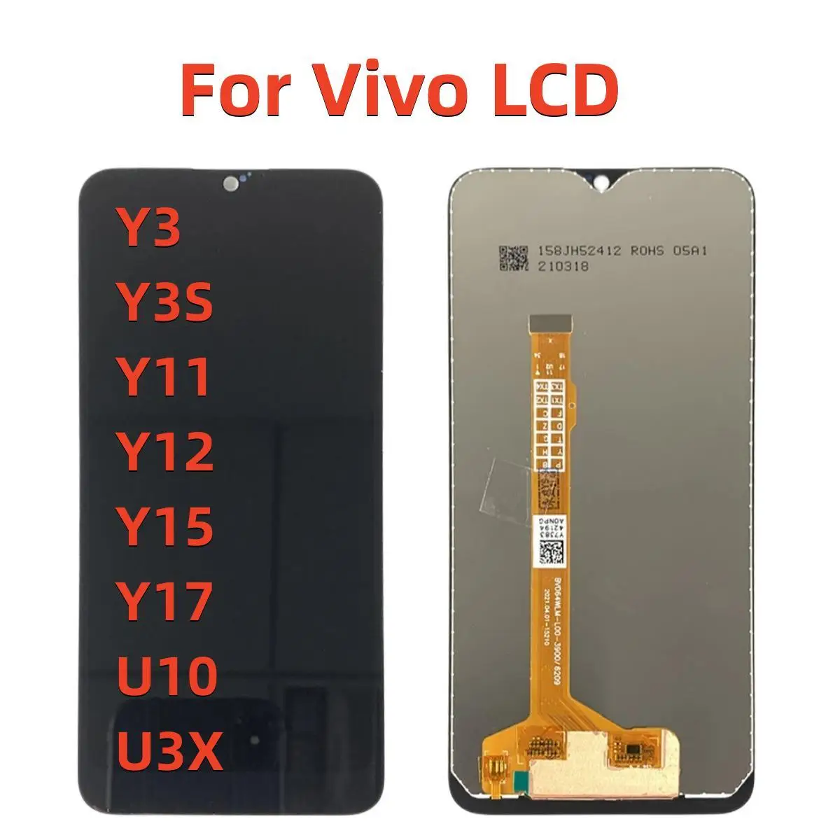 

ЖК-дисплей 6,35 дюйма для Vivo Y3/Y3S/ Y11/ Y12 / Y15/Y17/U10/U3X, дисплей с сенсорным экраном, стеклянный дигитайзер в сборе, сменный экран с инструментом
