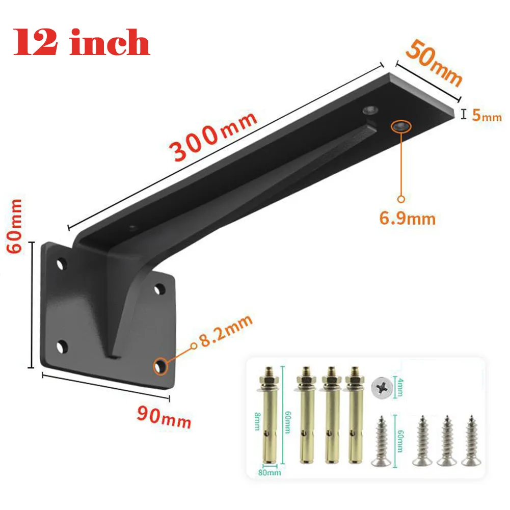 Hanging TV Cabinet Bearing Support Wall Invisible Shelf Desk Fixed Partition Shelf Bracket Suspension Frame