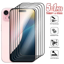 Premium Tempered Glass Screen Protector - 2PCS (For iPhone 15)