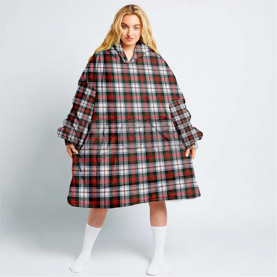 MacDuff Dress Modern Tartan Oodie Blanket Hoodie 3D Printed Winter Hoodie Women for Men Kids Winter Warm Plush Pajamas