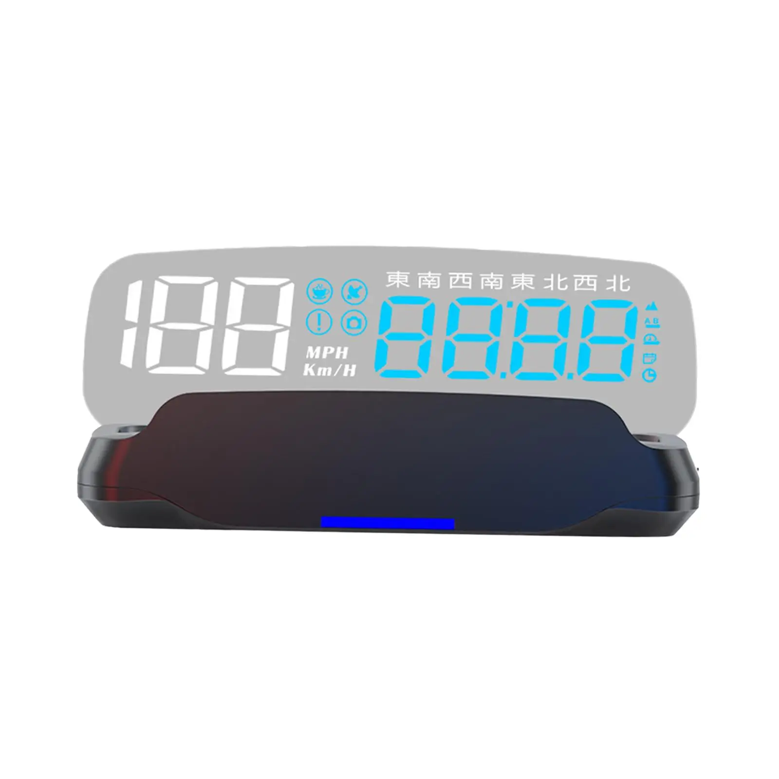 

Практичный компас Car HUD C7, Многофункциональный прочный Универсальный Профессиональный Компас для вождения, транспортного средства, путешествий, Уличное оборудование
