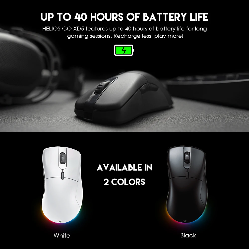 cheap wireless gaming mouse FANTECH XD5 Professional Gaming Mouse PIXART3370 19000DPI 1000Hz 400ips 6 Macro Buttons RGB Mice For Laptop PC LOL FPS Gamer led gaming mouse