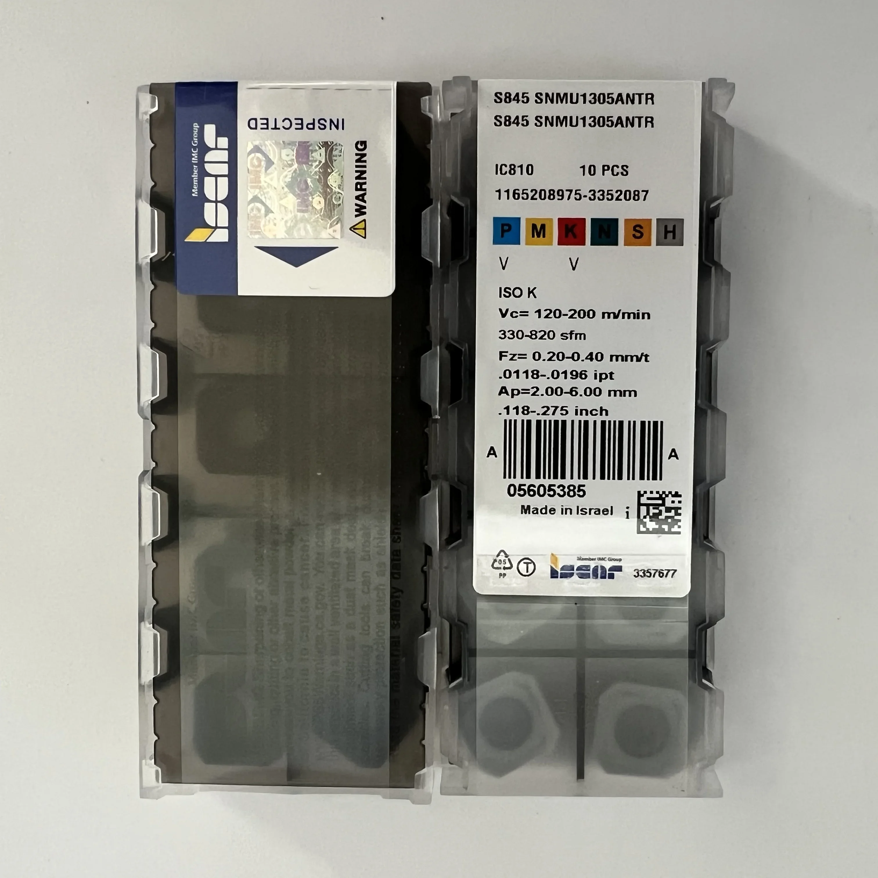 

ISCAR S845SNMU1305ANTR IC810 Original CNC Blade