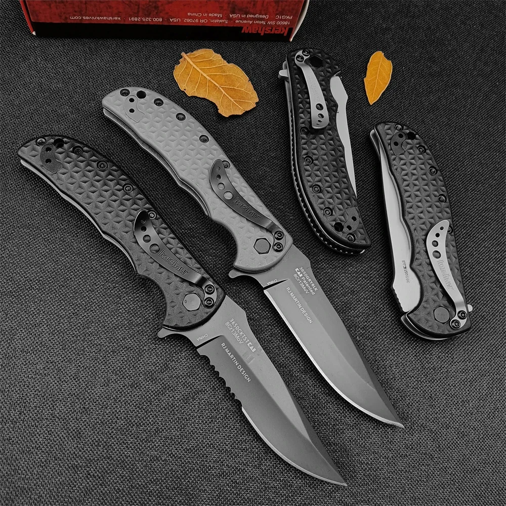 

Kershaw Volt II (3650 ) Flipper Assisted Folding Knife Full/Serrated Blade Utility Outdoor Hunting Cutting Knife Sharp EDC Knife