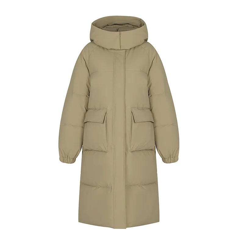 

Casual Long Parkas for Women Autumn Winter 2023 New Korean Fashion Streetwear Thicken Warm Jackets Ladies Oversized Coats
