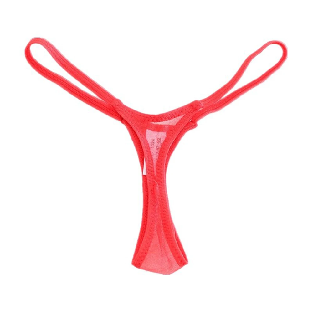 Womens Thongs String Homme Sexy Low Rise Thong Micro Underwear Panties Lingerie Mesh T-Back