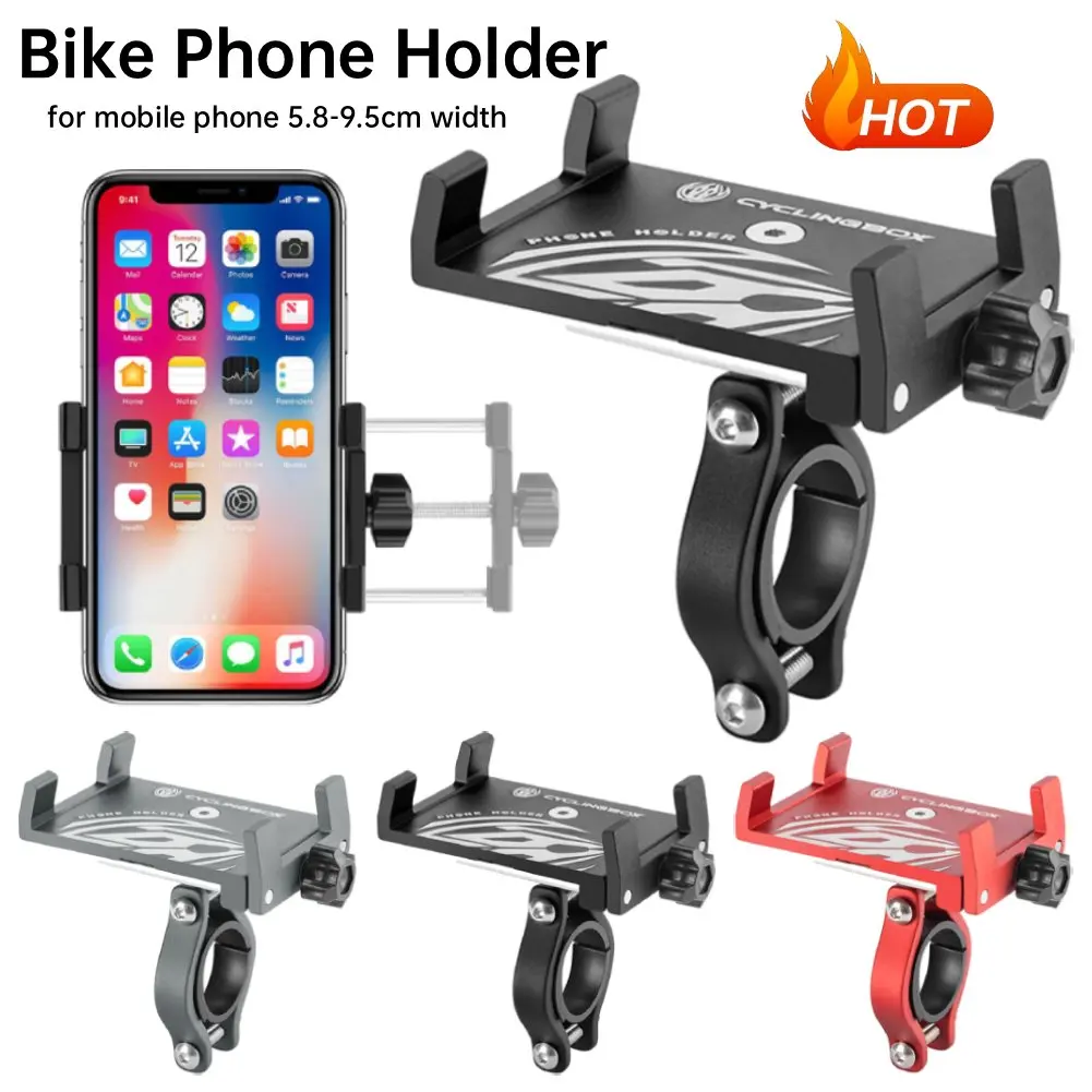 Metal Bike Phone Holder Bracket for MTB Bicycle Motorcycle