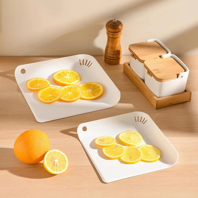 1PCS Kitchen Cutting Board Set Juice Grooves with Easy-Grip Handles BPA-Free  Non-Porous Dishwasher Safe FPing - AliExpress