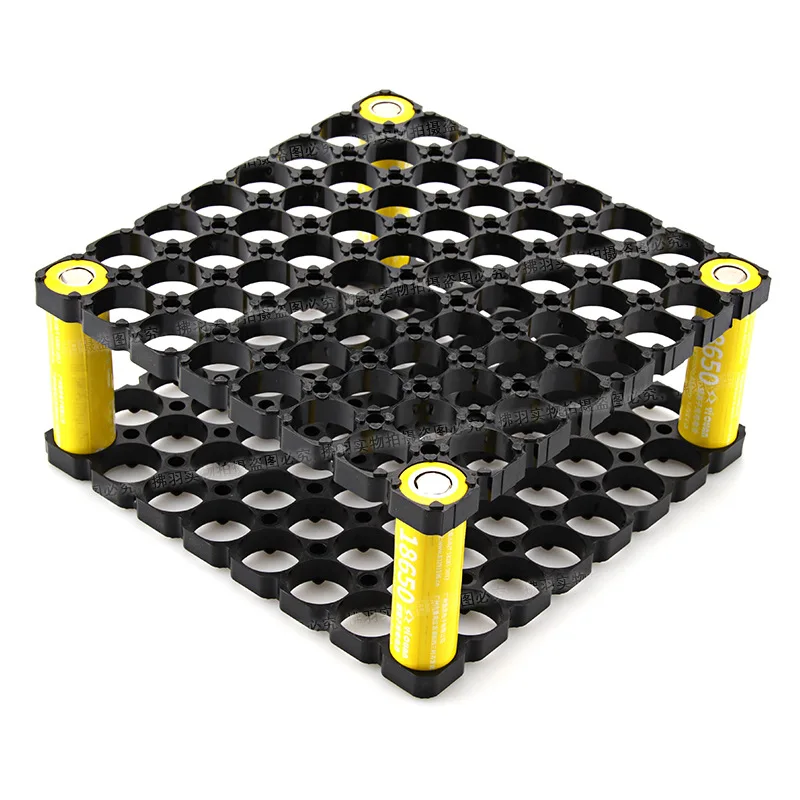 

10pcs/lot 8*8 Cell 18650 Batteries Holder Bracket Cylindrical Battery Pack Fixture Anti Vibration Case Storage Box Container