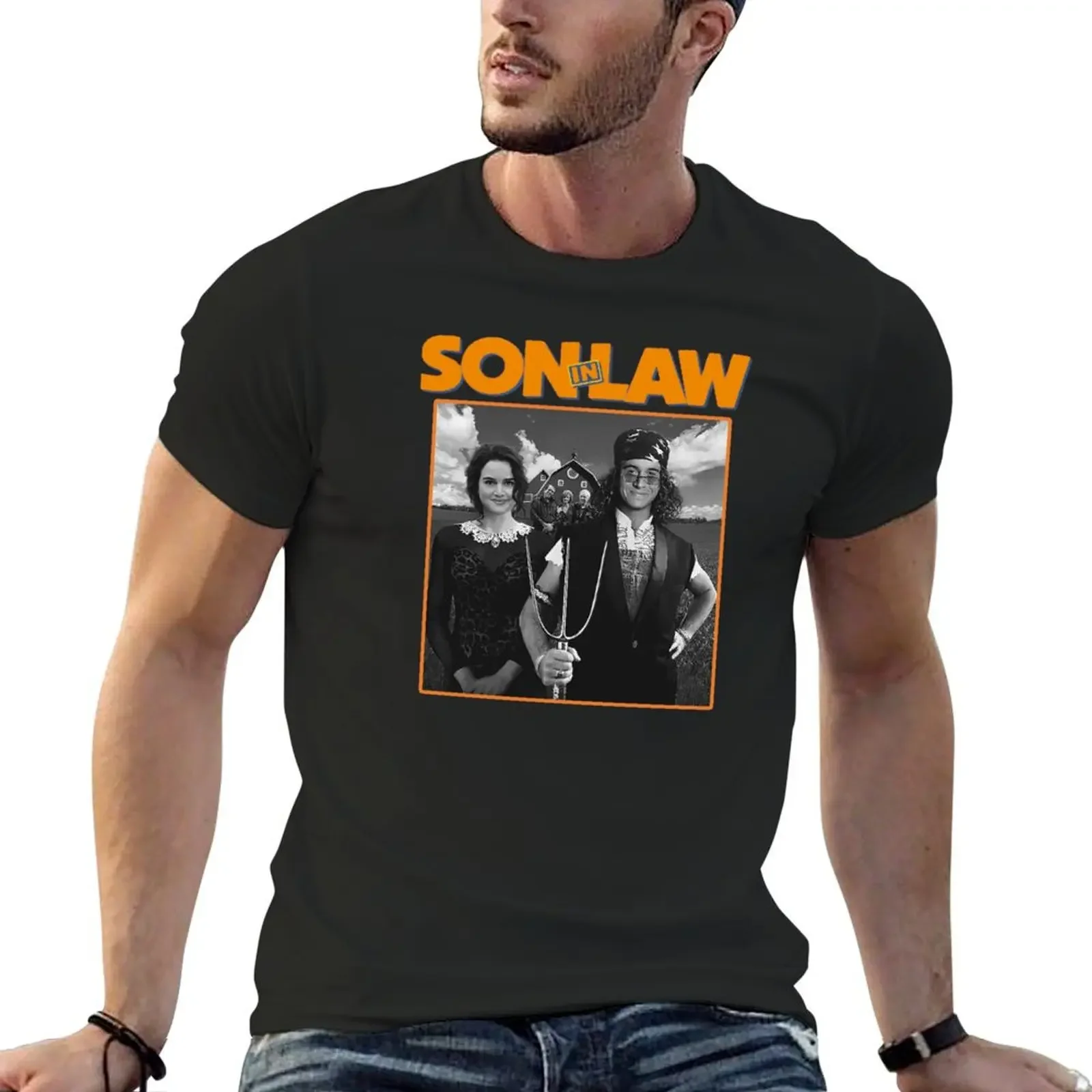 

Son In Law Retro Movie , Son In Law , Comedy Movies 42 T-shirt funnys aesthetic clothes blanks men t shirts
