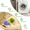 Reusable Laundry Ball Silicone Clothes Hair Cleaning Ball Soft Anti-wrap Laundry Ball Household Washing Machine Dryer Balls 2