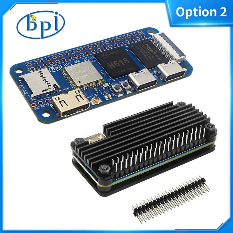 Banana Pi BPI-M4 Zero 4/2G LPDDR4 RAM 32/8G eMMC Allwinner H618 Quad-core Cortex