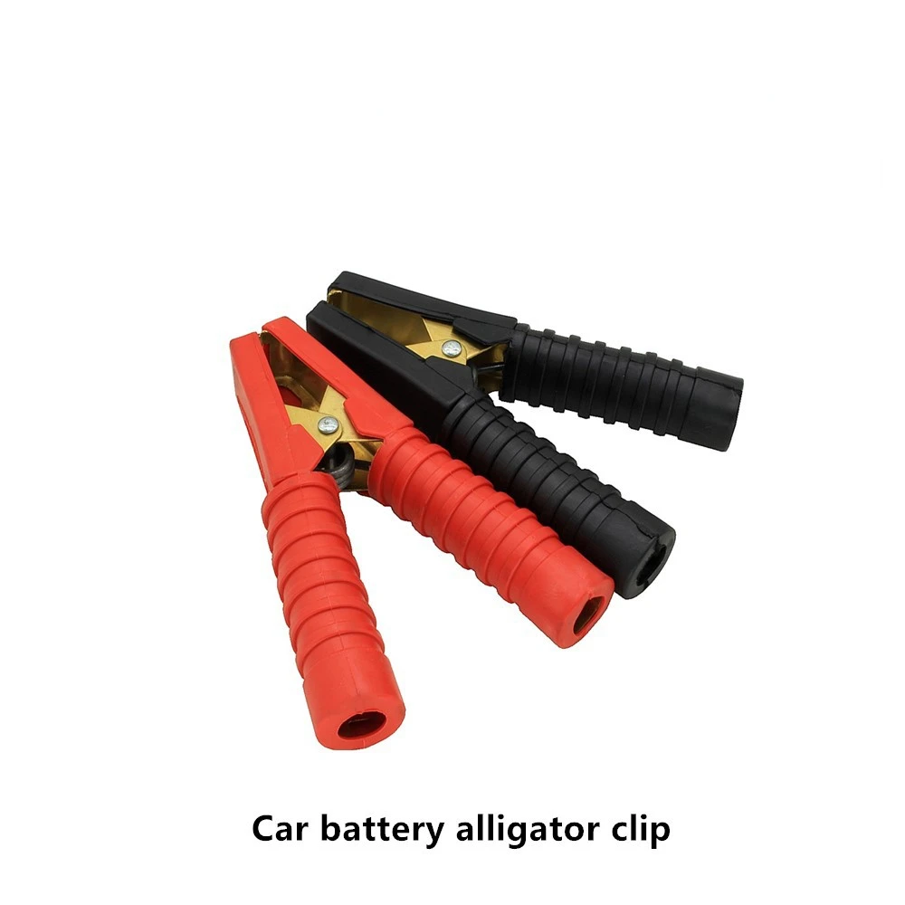 Pinces crocodile pour batterie de voiture, 200A, rouge, noir