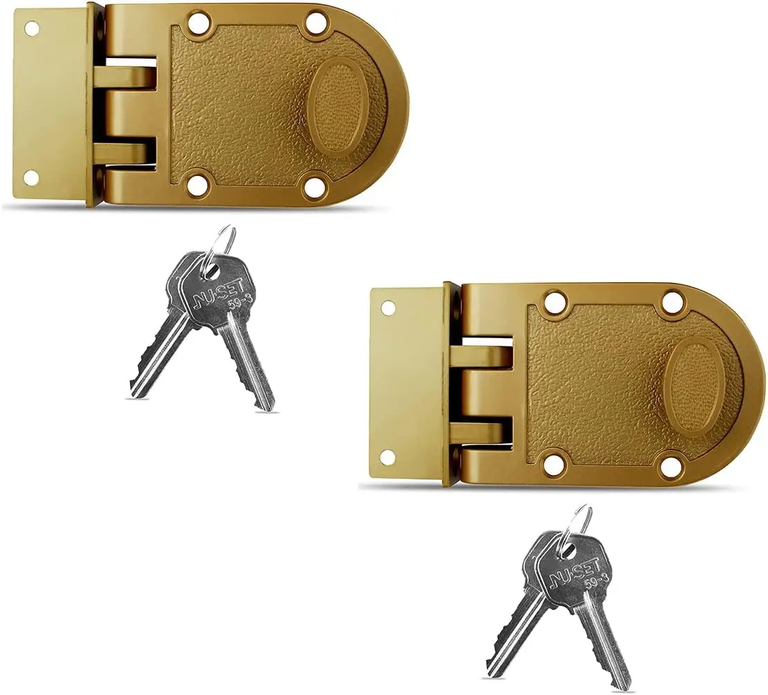 

Lock,Jimmy Proof Style Deadbolt Lock ,Inter Locking Double Cylinder Deadbolt Lock ,Home Improvement & Door Hardware