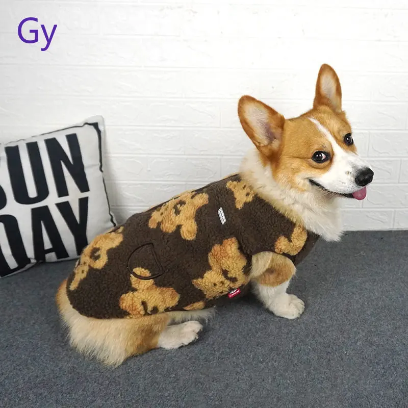 Dog Sweater Winter Pet Dog Clothes Polar Fleece Warm Puppy Small Medium Dogs Corgi Teddy