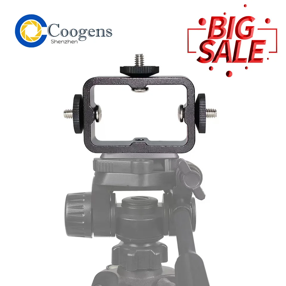 

Держатель кронштейна с зажимом для мультикамеры, 3-позиционный штатив с разъемом 1/4, аксессуары для прямой трансляции видео