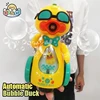New Cute Duck Soap Bubbles Machine with Light Music For Kids Automatic Blower Toy Baby Magic Bubble Gun Summer Toys for children 1