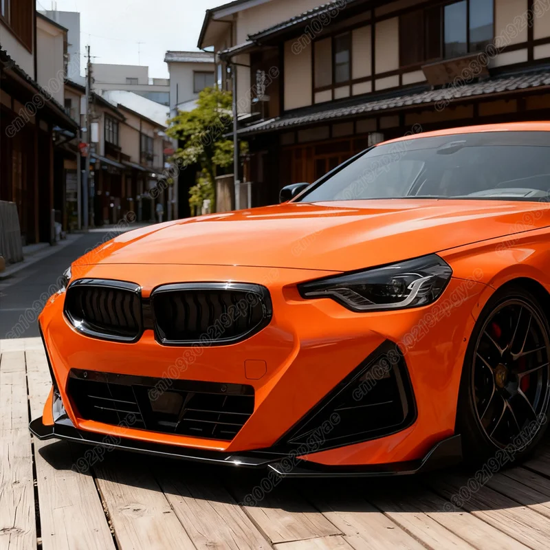 BMW 2 시리즈 G42 XDrive 쿠페 M 스포츠 2022 2023 2024 프론트 범퍼 립 턱 스포일러 스포츠 스플리터 자동차 액세서리 바디 키트