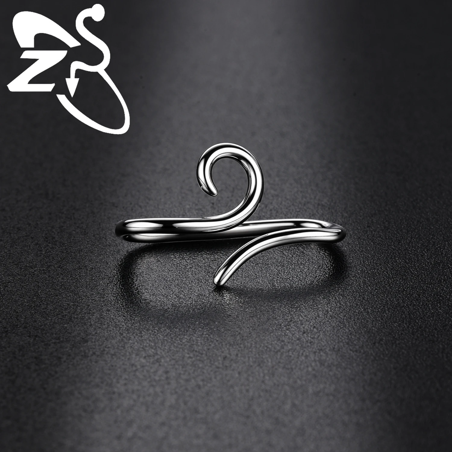 925 Sterling Silver Eyebrow Ring Nose Stud Helix Cartilage Earring Jewelry 1PC 16G 10/12/14/16MM deformable for ZS nose piercings