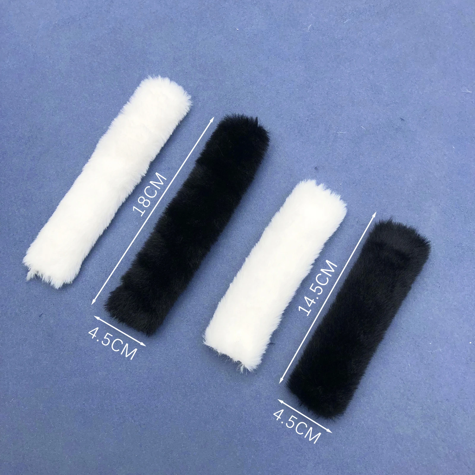 14,5/18 mm 2 Stück schwarz weiß warme Flaum Schnürsenkel Abdeckung Schuh Charms Kette Schnalle Fall abnehmbare Rückseite für Turnschuhe Schuh Großhandel