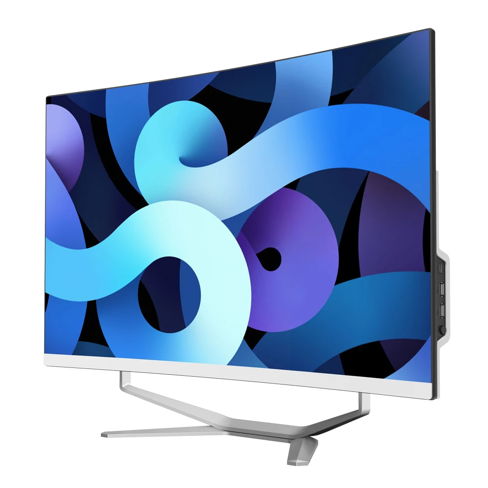 27-Inch Curved All-In-One PC Desktop LCD Display 8GB 16GB 32GB RAM 512 GB SSD Core I7 I5 Processor High-End All-In-One Computer