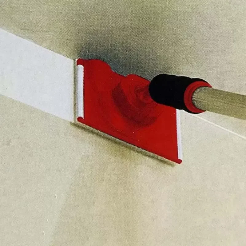 Household Latex Paint Brush with Handl Plastic+Nylon Bristles Room Wall Ceiling Corner Cleaning Paint Brush with Telescopic Rod