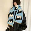 Hot Sale Of The Season New Korean Style Cute Cartoon Penguin Woolen Knitted Scarf Women's Winter High-End Warmth Student Neck Wa