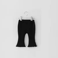autumn  Newborn Infant Baby Girls trousers Girl Plaid bell-bottoms  Fashion Baby clothing 3