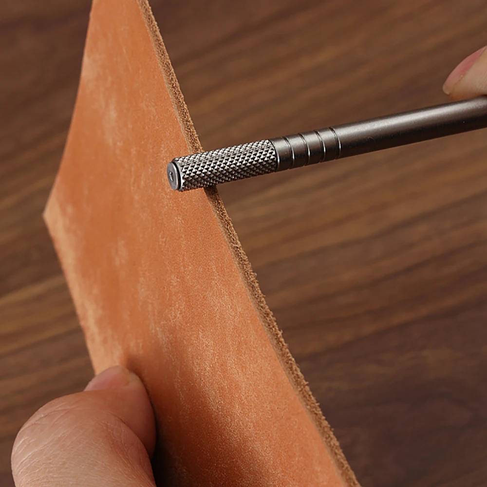Hilitand Stainless Steel Leather Marking Pen - Round Head Tracing Tool For DIY Leather Craft - View #2