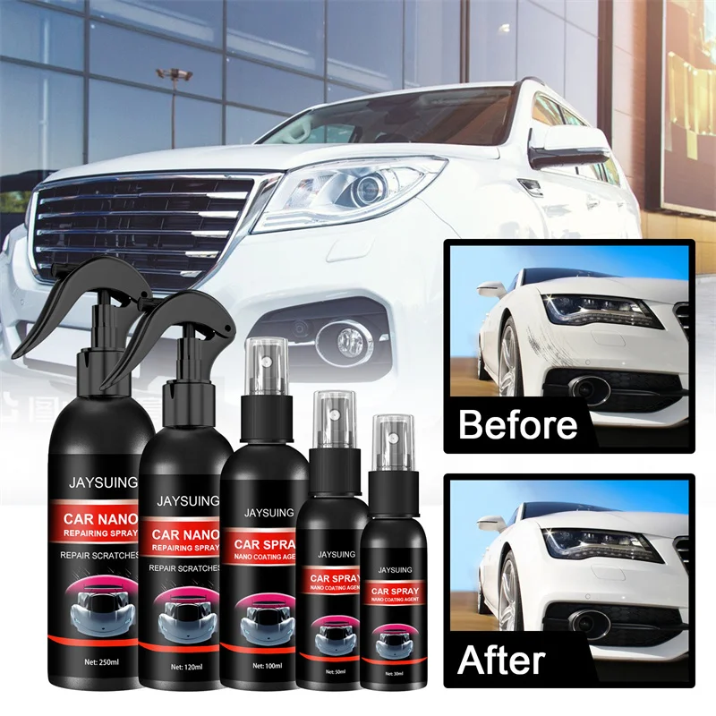 Nano Car Scratch Removal Spray, Fast Repair Scratches for Cars 250ml,  Portable Car Paint Scratch Repair Kit, Car Nano Repairing Spray for Car  Body