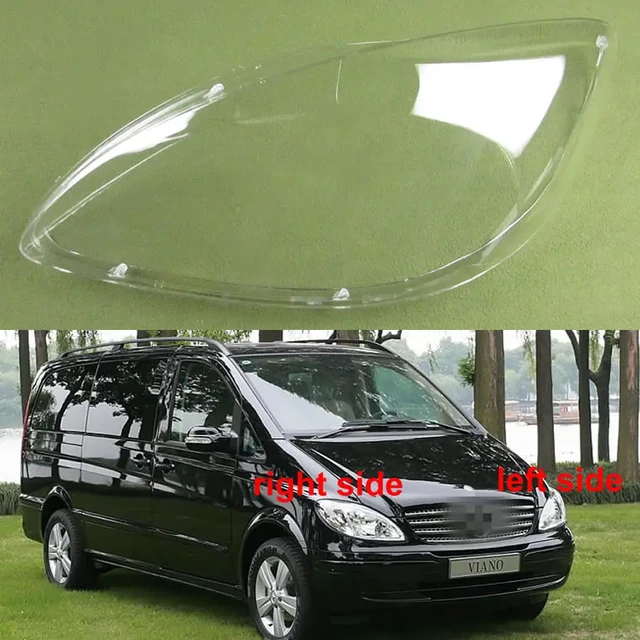 Für Mercedes-Benz Vito W639 2004-2010 Front Scheinwerfer Abdeckung  Transparent Scheinwerfer Shell Lampe Objektiv Ersetzen Die Original  lampenschirm - AliExpress