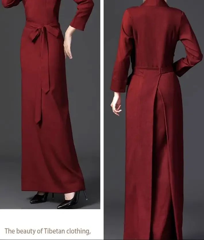 Chinese Tibetan Clothing Female Tibetan Dance Performance Clothing