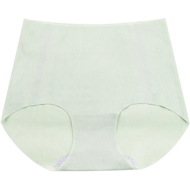 

New antibacterial seamless underwear women's mid-high waist hip-lifting breathable one-piece large-size underwear