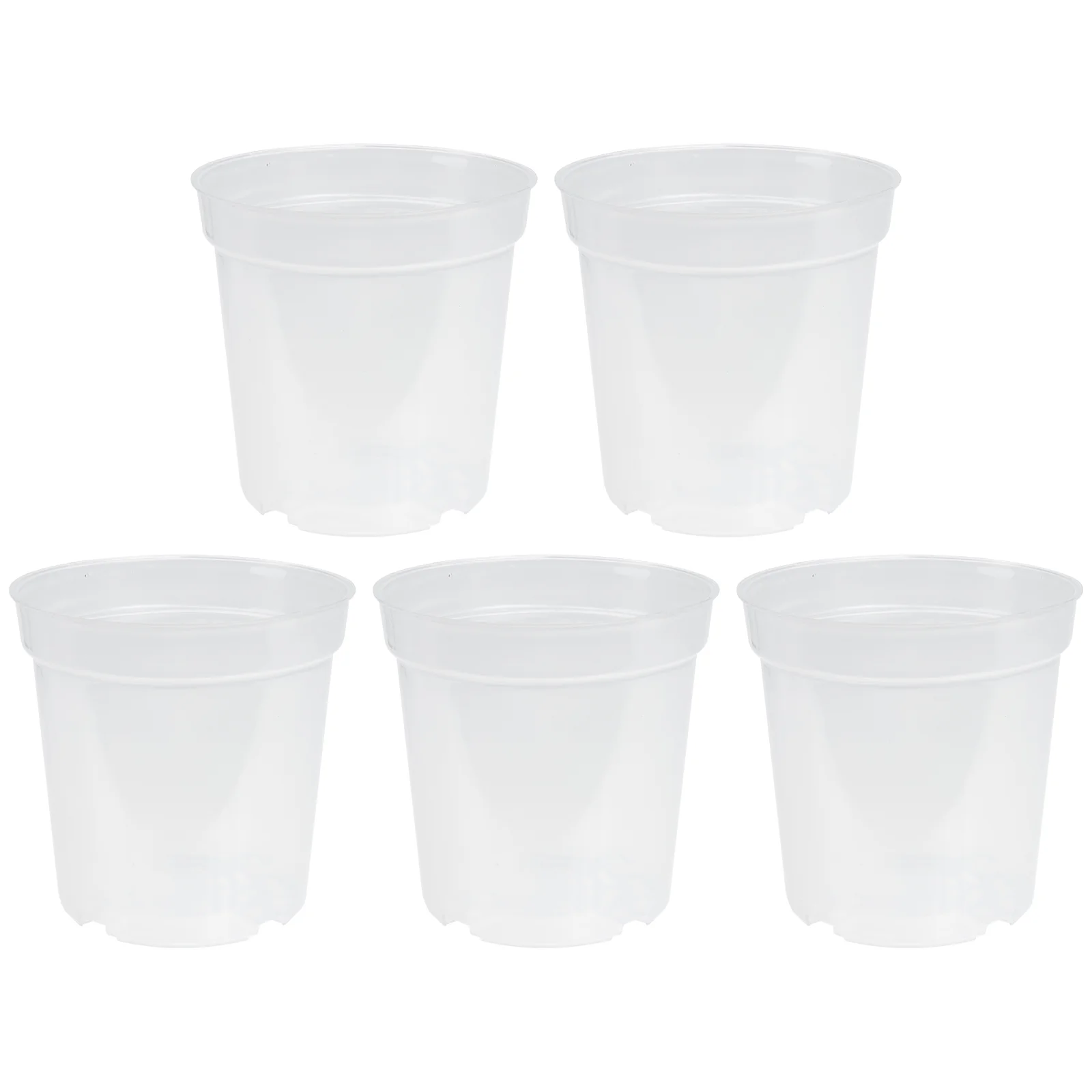 

5 Pcs Strawberry Planting Pot Nutrient Cups Orchid Planter Nutrition Plastic Clear Pots Nursery Cultivation Flower