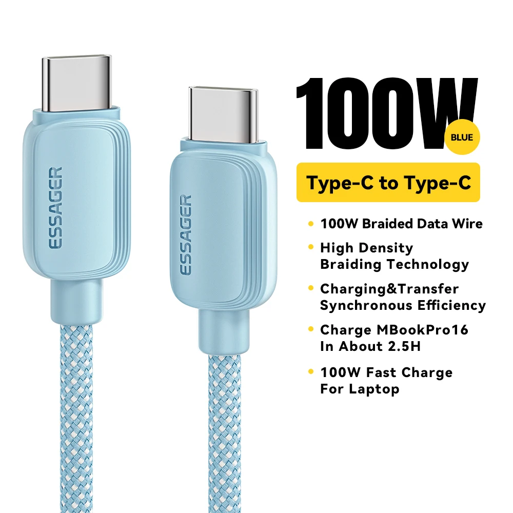 ตัวเลือกสินค้า สายชาร์จ USB-C 100W ชาร์จเร็ว 3M สำหรับ MacBook Pro และอุปกรณ์อื่นๆ