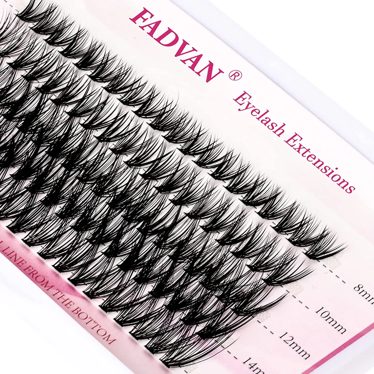 Fadvan Diy Eyelashes Clusters 10d/20d/30d/40d Premade Fan Lash