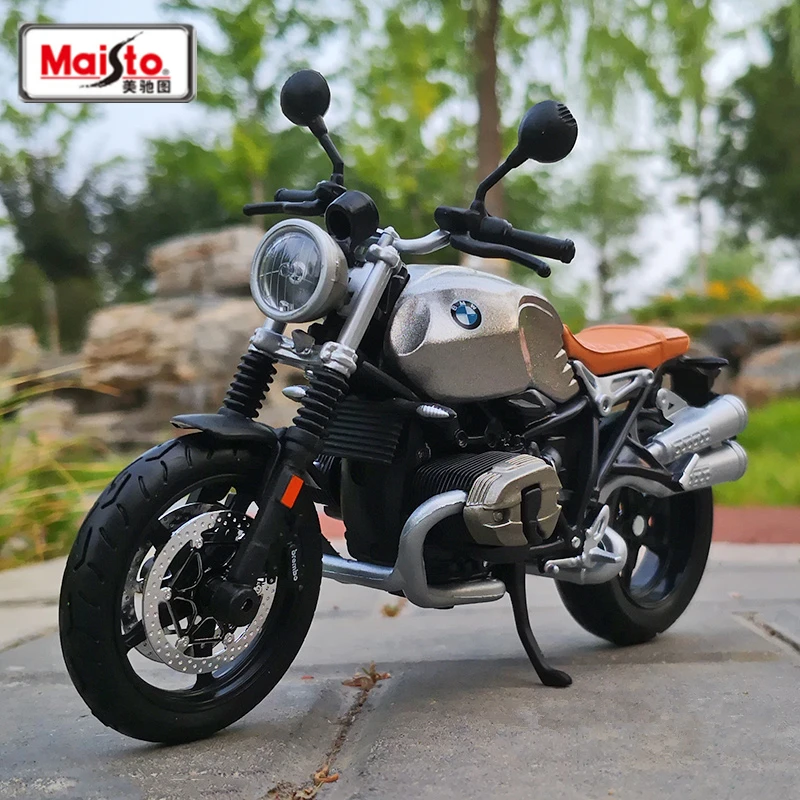 Maisto 1:12 BMW R Nine T Scrambler Alloy Racing Motorcycle Model Simulation Diecast Metal Motorcycle Model Children Toys Gifts