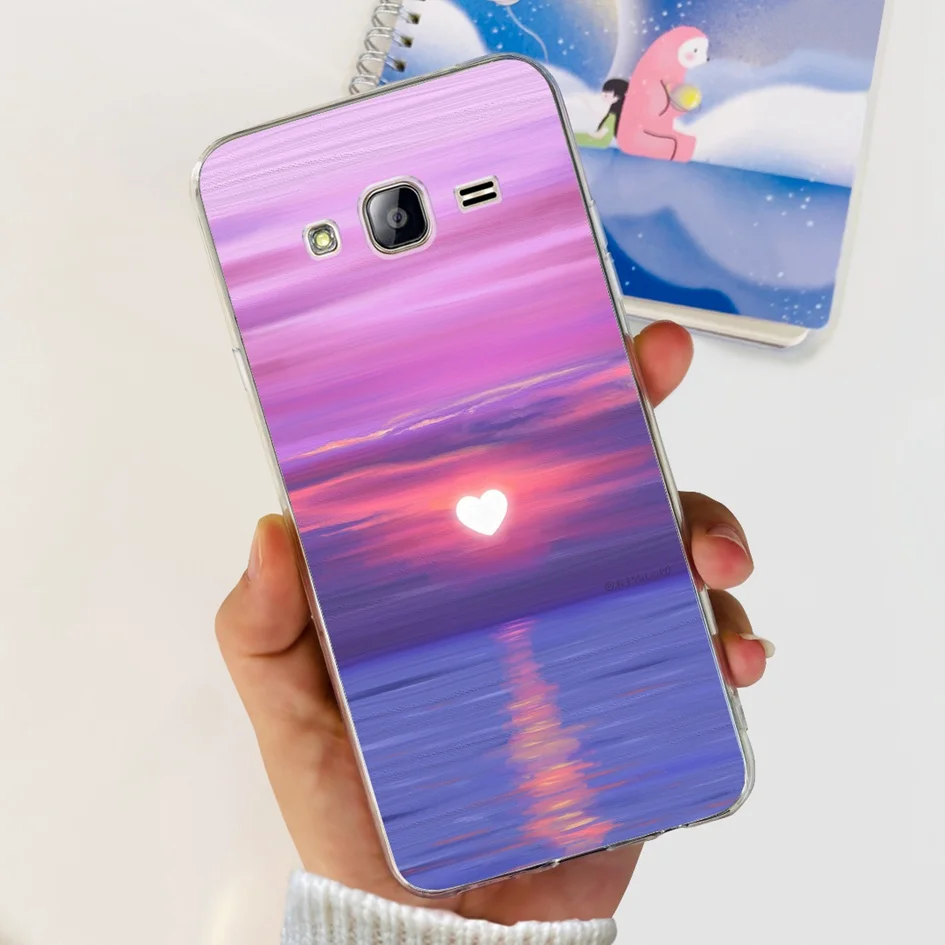 Clear Flower Design Soft TPU Silicone Phone Case